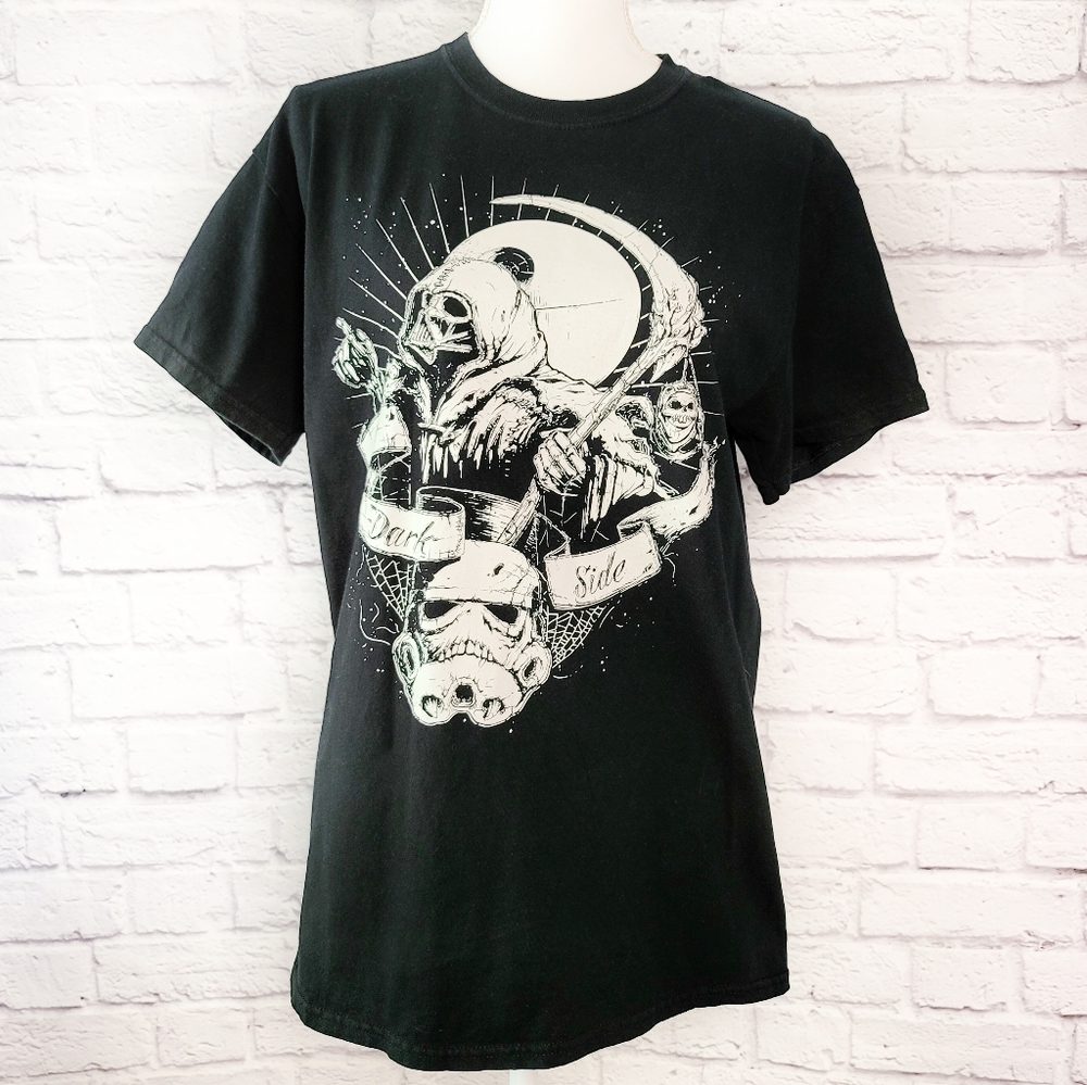 Star Wars The Dark Side Black Graphic T-Shirt